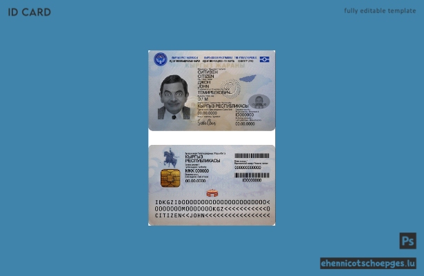 Kirgisistan ID Beispielvorschau